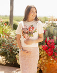Lucky As A Mother Ivory Tee