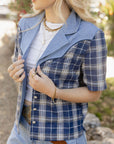 Blue Bonnet Rodeo Blouse