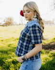 Blue Bonnet Rodeo Blouse