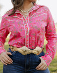 Rebel Rose Button Up