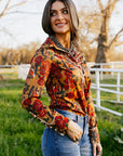 Horses & Horseshoes Button Up