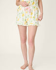 P.J. Salvage La Dolce Spritz Lemon Zest Sleep Shorts