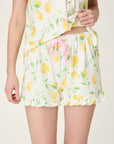 P.J. Salvage La Dolce Spritz Lemon Zest Sleep Shorts