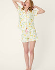 P.J. Salvage La Dolce Spritz Lemon Zest Sleep Shorts