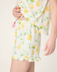P.J. Salvage La Dolce Spritz Lemon Zest Sleep Shorts