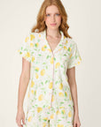 P.J. Salvage La Dolce Spritz Lemon Zest Short Sleeve Top