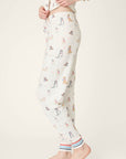 P.J. Salvage Red, White, & Woof Patriotic Pups Banded Pants