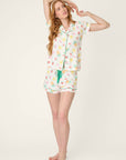 P.J. Salvage Viva la Vida Fruit Fiesta 3-Piece Short Set