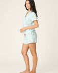 P.J. Salvage Feelin' Prickly Cactus Blooms 3-Piece Short PJ Set