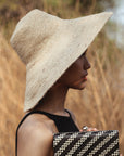 RIRI Jute Handwoven Straw Hat In Natural Beige - My Pampered Life Seattle