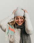 Rolled Edge, Cashmere Beanie - My Pampered Life Seattle
