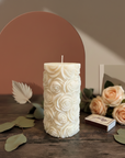 Botanical Rose Candle