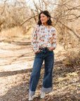 Kathryn Button-Up, Horse Print