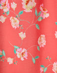 P.J. Salvage Siesta Dreams Dark Coral Floral Print Tank Top