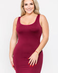 Yelete Seamless Long Tank Slip Dress