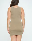 Yelete Seamless Long Tank Slip Dress