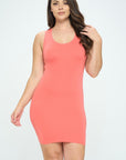 Yelete Seamless Long Tank Slip Dress
