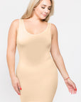 Yelete Seamless Long Tank Slip Dress