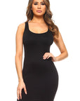 Yelete Seamless Long Tank Slip Dress