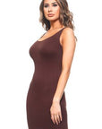 Yelete Seamless Long Tank Slip Dress
