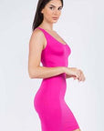 Yelete Seamless Long Tank Slip Dress