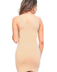 Yelete Seamless Long Tank Slip Dress