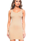Yelete Seamless Long Tank Slip Dress