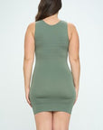 Yelete Seamless Long Tank Slip Dress