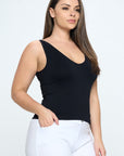Yelete Reversible V-Neck & Scoop Neck Seamless Tank