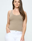 Yelete Reversible V-Neck & Scoop Neck Seamless Tank