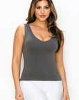 Yelete Reversible V-Neck & Scoop Neck Seamless Tank