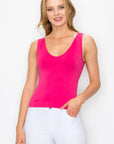Yelete Reversible V-Neck & Scoop Neck Seamless Tank