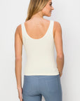 Yelete Reversible V-Neck & Scoop Neck Seamless Tank