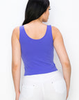 Yelete Reversible V-Neck & Scoop Neck Seamless Tank