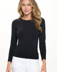 Yelete Soft Seamless Long Sleeve Layering Top | Regular & Plus