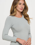 Yelete Soft Seamless Long Sleeve Layering Top | Regular & Plus