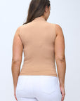 Yelete Soft Seamless Mock Neck Tank | Regular & Plus