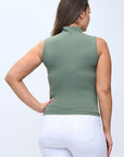 Yelete Soft Seamless Mock Neck Tank | Regular & Plus