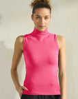 Yelete Soft Seamless Mock Neck Tank | Regular & Plus