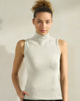 Yelete Soft Seamless Mock Neck Tank | Regular & Plus