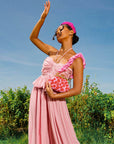 SRI Bamboo Palazzo Jumpsuit in Blush Pink