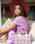 The Srikandi Mini Ruffle Dress In Light Purple