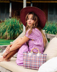 The Srikandi Mini Ruffle Dress In Light Purple