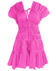 SRIKANDI Ruffle Dress In Guava Pink - My Pampered Life Seattle