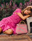 The Srikandi Ruffle Dress In Guava Pink