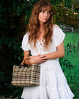 SRIKANDI Mini Ruffle Dress In White - My Pampered Life Seattle