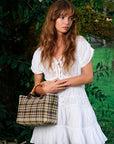 The Srikandi Mini Ruffle Dress In White