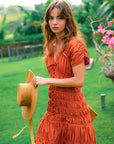 The Srikandi Maxi Dress In Sienna Brown