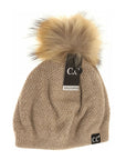 C.C Exclusive - Black Label Special Edition Waffle Knit C.C Beret ST72