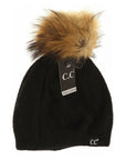 C.C Exclusive - Black Label Special Edition Waffle Knit C.C Beret ST72